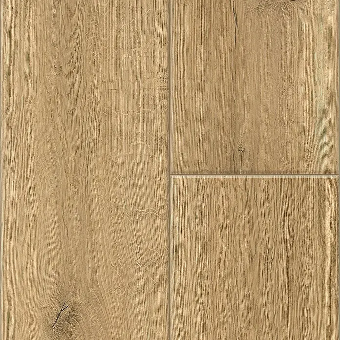 Vinylboden Rigid - Stratos, Landhausdiele, 1.830 x 229 x 6 mm - Nahaufnahme eines Holzfußbodens mit ausgeprägter Maserung, ideal für die Darstellung von Bodenbelägen und Inneneinrichtungsprojekten.