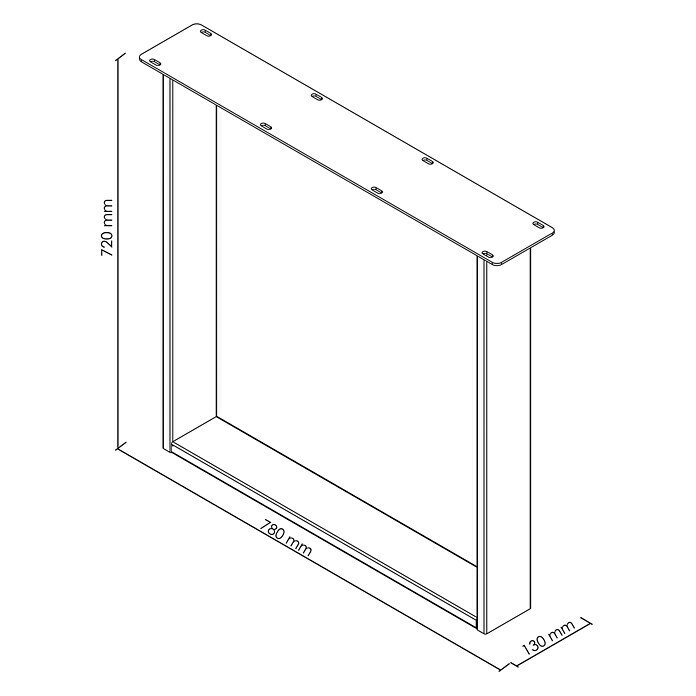 Noga stola CITYLINE Oslo  (780 x 720 mm) | BAUHAUS