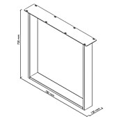 Noga stola CITYLINE Oslo  (780 x 720 mm) | BAUHAUS