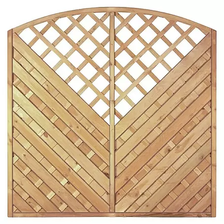 T & J  Sichtschutzelement Maxi Diagonalbogen