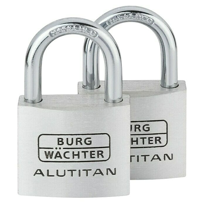 Burg W chter Hangslot Set Alutitan 770 40 b x h 40 x 65 mm