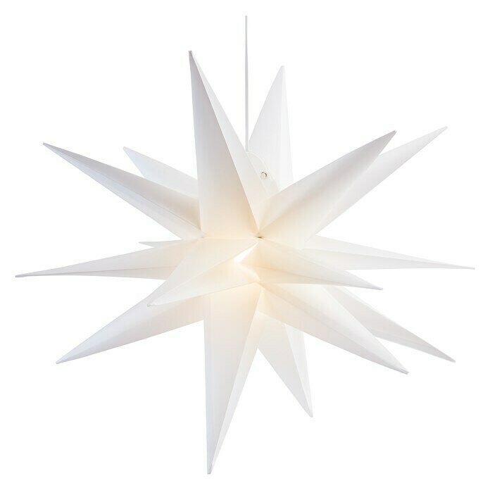 Tween Light LED-Stern 3D hängend (1-flammig, Weiß, Durchmesser: 50 cm, Kunststoff, IP44)
