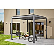 Sunfun Milos Paviljon z lamelami  (Š x G: 294 x 294 cm, Barva ogrodja: Antracit, Aluminij) | 8298 - Gartenzelte/Pavillons | ICFA - Sonnenschutz | ICF - Sonnenschutz | IC - Freizeit im Garten | I - Stadtgarten | BAUHAUS