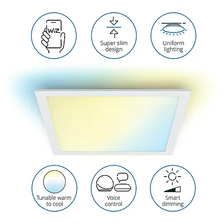 Philips Wiz LED-Panel Tunable White Slim Design