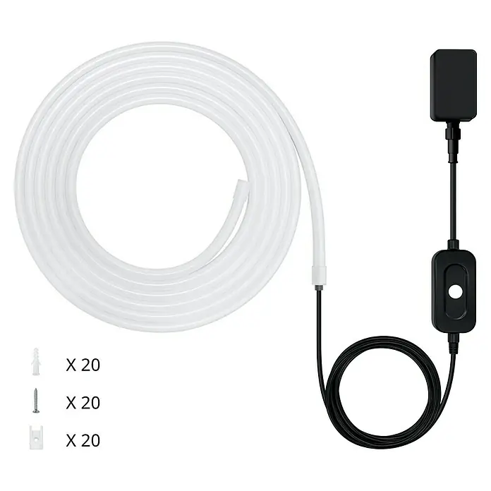 Philips Wiz Smart-LED-Band Neon - Länge: 3 m, RGBW, 24 W, 150 lm - Eine LED-Lichterkette mit Montagezubehör und Steuerungseinheit für stimmungsvolle Beleuchtung im Innenbereich.