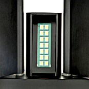 Lavida Aplique de pared con batería Lucca (L x An x Al: 10 x 10 x 8 cm, 1,2 W, Negro, Blanco cálido) | BAUHAUS