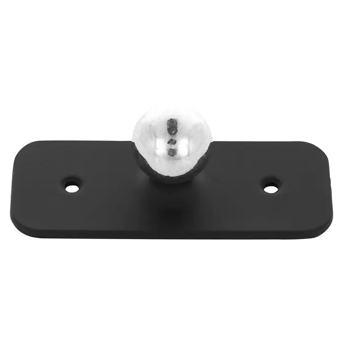 Lavida Akku-Wandleuchte Novara - L x B x H: 9,25 x 7,6 x 4,5 cm, 2 W, Schwarz, Mehrfarbig, Rund - Anhängerkupplung mit schwarzer Montageplatte und einer glänzenden Kugel. Ideal für den sicheren Transport von Anhängern und Wohnwagen.