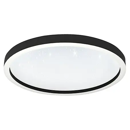 Eglo LED-Deckenleuchte rund Kristalleffekt