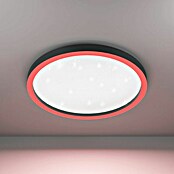 Eglo Smart-LED-Deckenleuchte rund Montemorelos-Z (Ø x H: 57 x 7 cm, 34,5 W, RGBW, Schwarz) | BAUHAUS