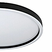 Eglo Smart-LED-Deckenleuchte rund Montemorelos-Z (Ø x H: 57 x 7 cm, 34,5 W, RGBW, Schwarz) | BAUHAUS