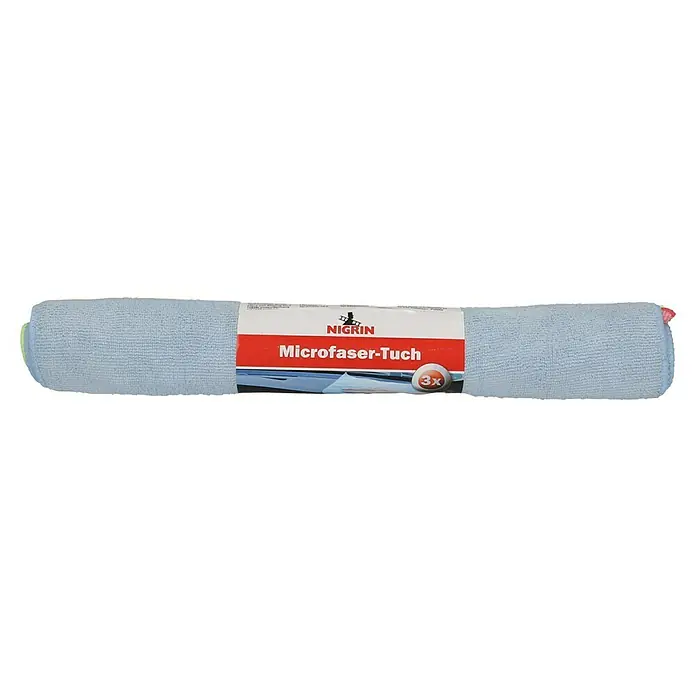 Nigrin Mikrofasertücher - 3 -tlg., 40 x 30 cm - Nigrin Mikrofaser-Tuch Rolle. Das blaue Mikrofaser-Tuch von Nigrin ist ideal für die Reinigung und Pflege von Oberflächen.