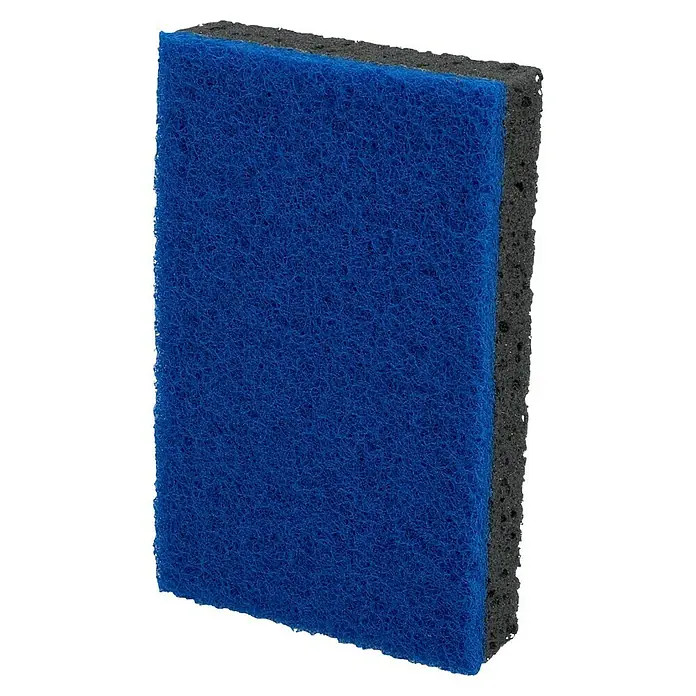 Nigrin Felgenschwamm - Geeignet für: Stahl- & Alufelgen - Küchenschwamm mit blauer Scheuerseite und grauer Schwammseite. Ideal für die Reinigung von Geschirr und Oberflächen in der Küche.