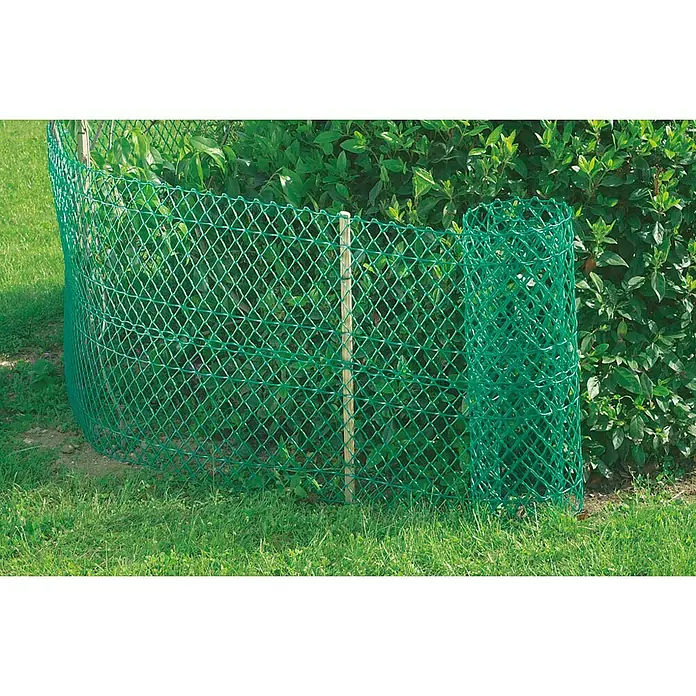 Nortene Malla protectora Floranet - Verde, L x Al: 5 x 0,4 m - Valla de malla plástica verde para proteger las plantas de animales y del clima. Práctica, resistente y fácil de instalar.