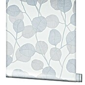 Marburg GZSZ Vinyltapete Blätterranke (Weiß/Graublau, Floral, 10,05 x 0,53 m) | BAUHAUS