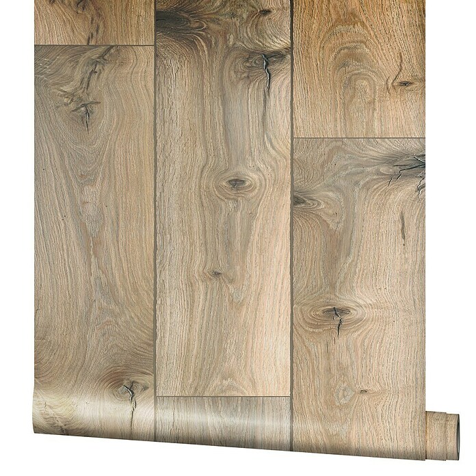 Marburg GZSZ Papel pintado Listones madera (Marrón, Efecto madera, 10,05 x 0,53 m) | BAUHAUS