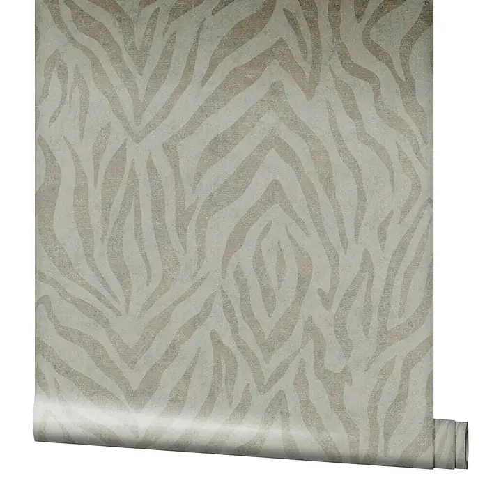 Marburg GZSZ Vliestapete Moderner Zebralook - Beige, Tieroptik, 10,05 x 0,53 m - Eine Rolle stilvolle Tapete mit einem dezenten Zebra-Muster. Perfekt, um jedem Raum einen Hauch von Wildnis zu verleihen und eine warme Atmosphäre zu schaffen.