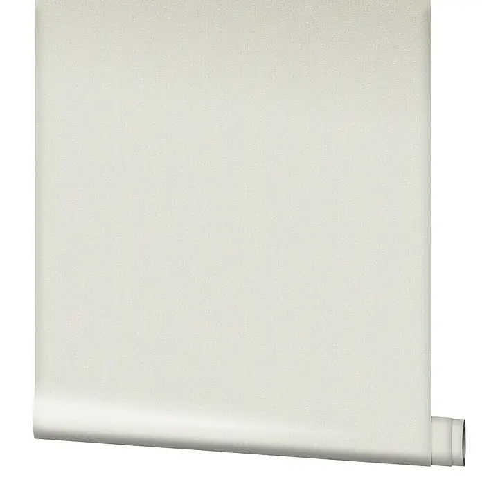 Marburg GZSZ Vliestapete - Cremebeige, Uni, 10,05 x 0,53 m - Nahaufnahme einer Rolle eleganter, elfenbeinfarbener Tapete mit einer dezenten Textur, die eine schlichte und stilvolle Wanddekoration verspricht.