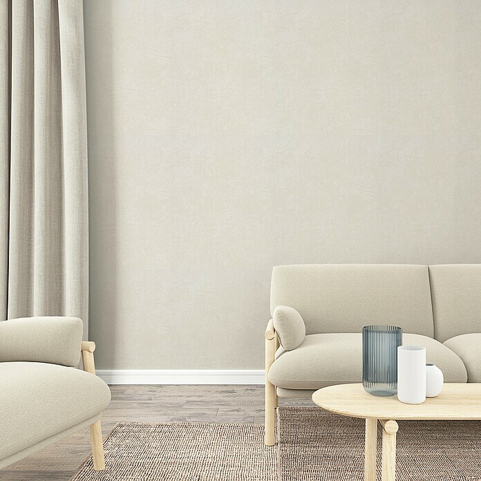 Marburg GZSZ Vliestapete (Hellbeige, Uni, 10,05 x 0,53 m) | BAUHAUS