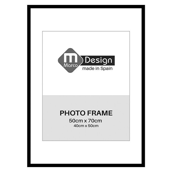 Marcos 50x70 - Negro, blanco, oro, aluminio, roble - Calidad superior -  ArtPhotoLimited