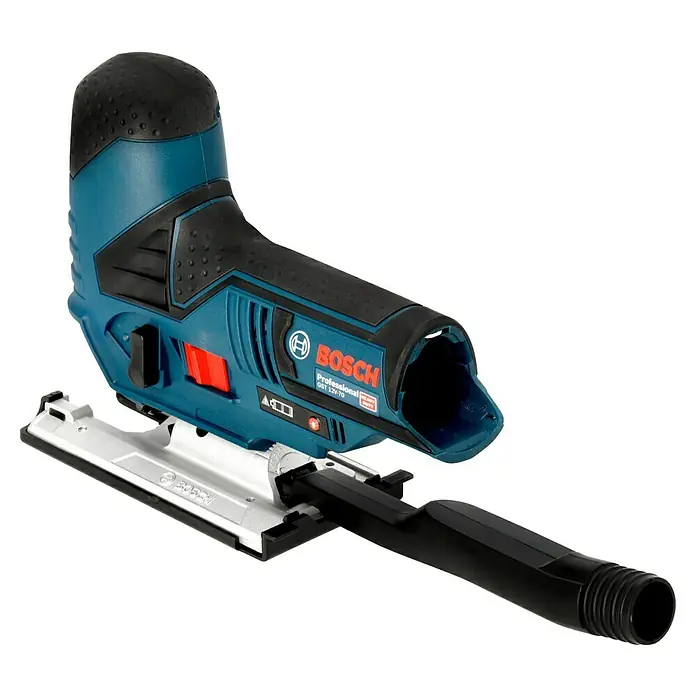 Bosch Professional Akku-Stichsäge GST 12V-7012 V, Li-Ionen, Ohne Akku, Leerlaufhubzahl: 1.500 /min - 2.800 /min - Akkustichsäge Bosch Professional GST 12V-70 mit Zubehör für präzise Holzarbeiten. Das ideale Werkzeug für Profis und Heimwerker.