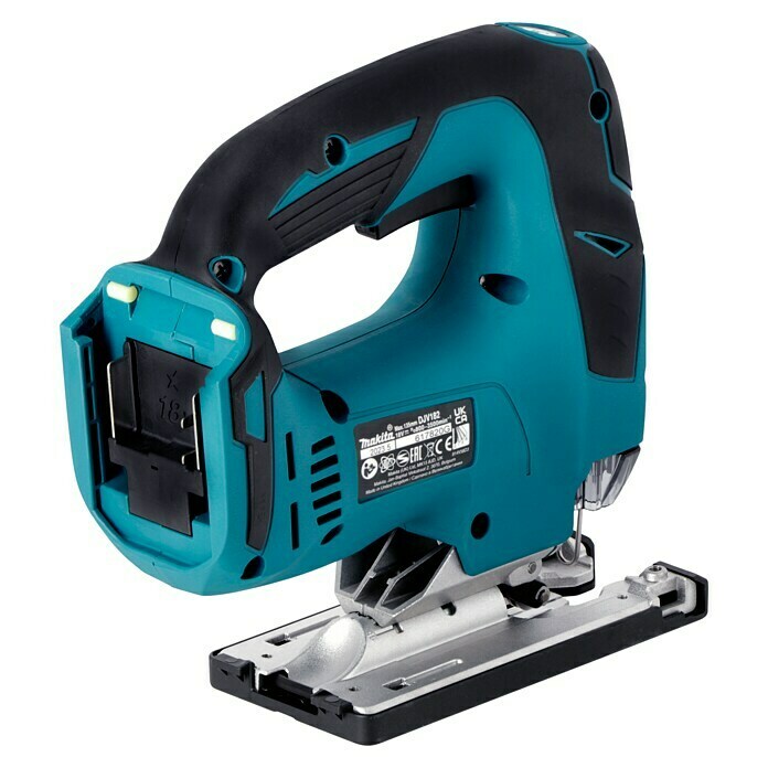 Makita Sierra de calar de batería (18 V, Iones de litio, Sin batería, Número de carreras marcha en vacío: 800 - 3.500 r.p.m.)