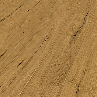 Krono Original Laminatmuster Organic Veneer Parquet Wildeiche dunkelbraun (297 x 244 x 8,5 mm, Landhausdiele, Wildeiche dunkelbraun)