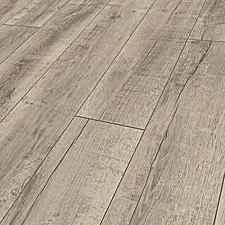 Krono Original Laminat Atlantic 8 Weathered Volcano Oak (1.285 x 192 x 8 mm, Landhausdiele, Weathered Volcano Oak)