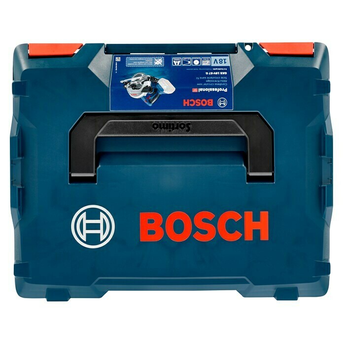 Bosch Professional Akku-Handkreissäge GKS 18V-57 G L-Boxx (18 V, Ohne Akku, Leerlaufdrehzahl: 3.400 U/min, Sägeblatt: Ø 165 mm)