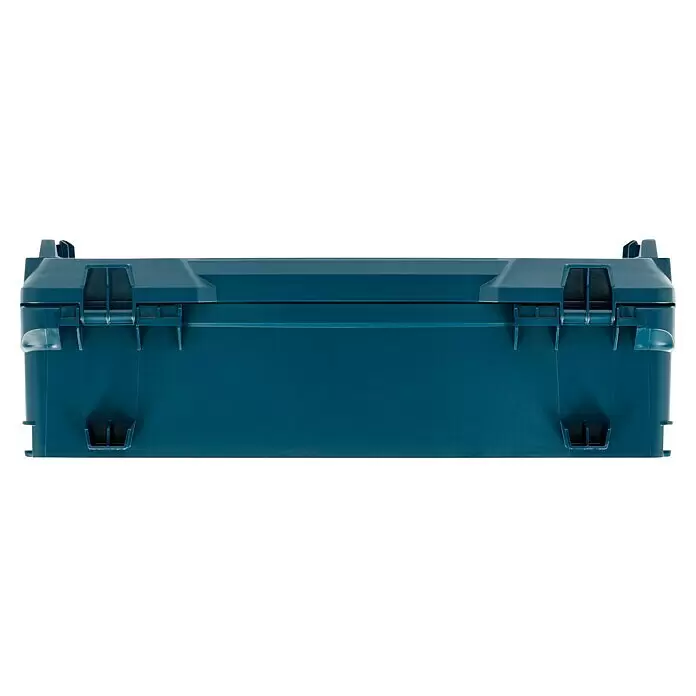 Bosch Professional AMPShare 18V Sierra de calar de batería GST 18V-LI L-Boxx - 18 V, Sin batería, Número de carreras marcha en vacío: 0 /min - 2.700 /min - Caja de almacenamiento de plástico azul con cierres frontales para herramientas.
