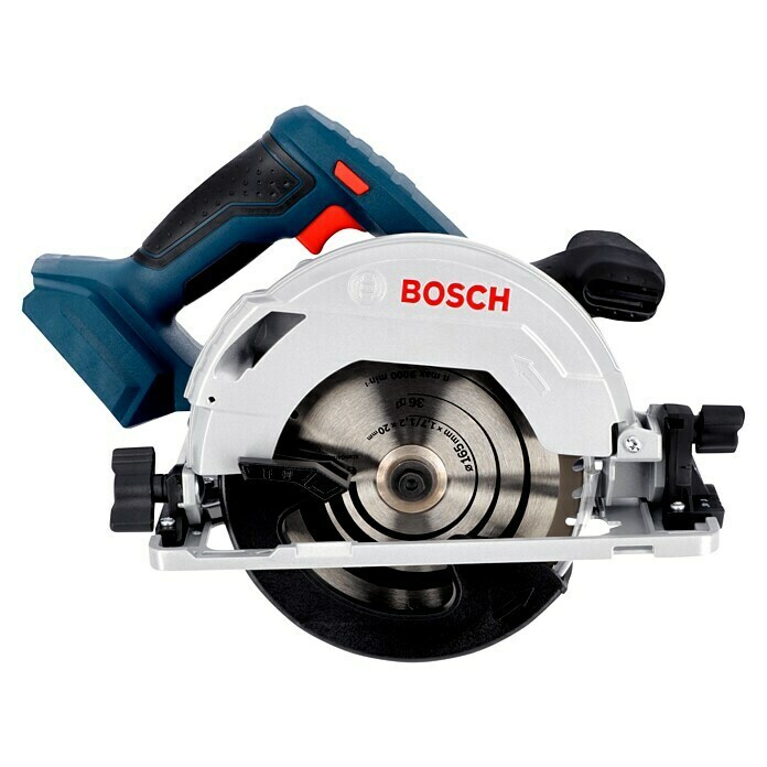 Bosch Professional Sierra circular de batería GKS 18V-57 G L-Boxx (18 V, Sin batería, Número de revoluciones de marcha en vacío: 3.400 r.p.m., Hoja de sierra: Ø 165 mm)