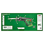 Bosch Power for All 18V Akumulatorska sabljasta žaga AdvancedRecip 18  (18 V, Brez baterije, Število hodov v prostem teku: 0 /min - 3.100 /min) | 2265 - Akku Säge | BBDD - Stichsägen/Multisägen | BBD - Elektro WZ/Großmaschinen | BB - ElektroWZ/Großmaschinen | B - Werkz/Masch/Maschzubeh/Auto | BAUHAUS
