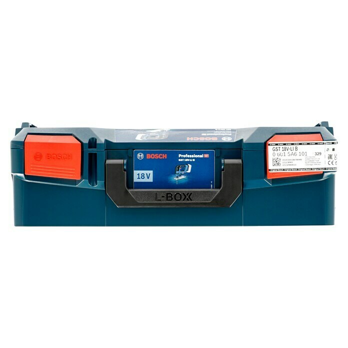 Bosch Professional Sierra de calar de batería GST 18V-LI L-Boxx (18 V, Sin batería, Número de carreras marcha en vacío: 0 - 2.700 carreras/min)
