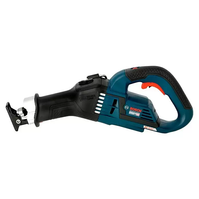 Bosch Professional AMPShare 18V Sierra de sable de batería GSA 18V-32 - 18 V, Sin batería, 0 /min - 2.500 /min, Maleta - Sierra de sable profesional Bosch azul y negra con gatillo rojo, con control de vibración y motor EC sin escobillas.