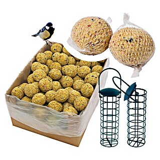 Dobar Meisenknödel Set mit Samenmischung Futterwiese (100 Stk.)