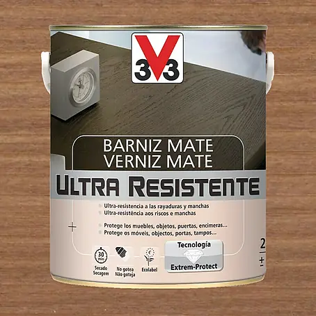 V33  Barniz para madera Mate Ultra Resistente