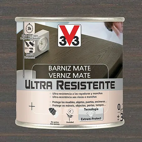 V33  Barniz para madera Mate Ultra Resistente