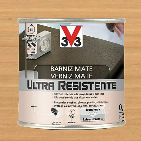 V33  Barniz para madera Mate Ultra Resistente
