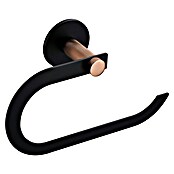 Toallero de anilla Astral (Ancho: 24,4 cm, Negro/Cobre) | BAUHAUS