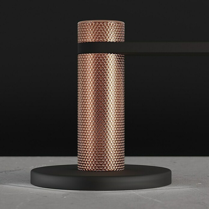 Toallero de barra Astral (30 cm, Negro/Cobre) | BAUHAUS