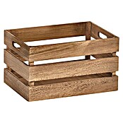 Zeller Present Caja de madera (35 x 25 x 20 cm, Marrón)