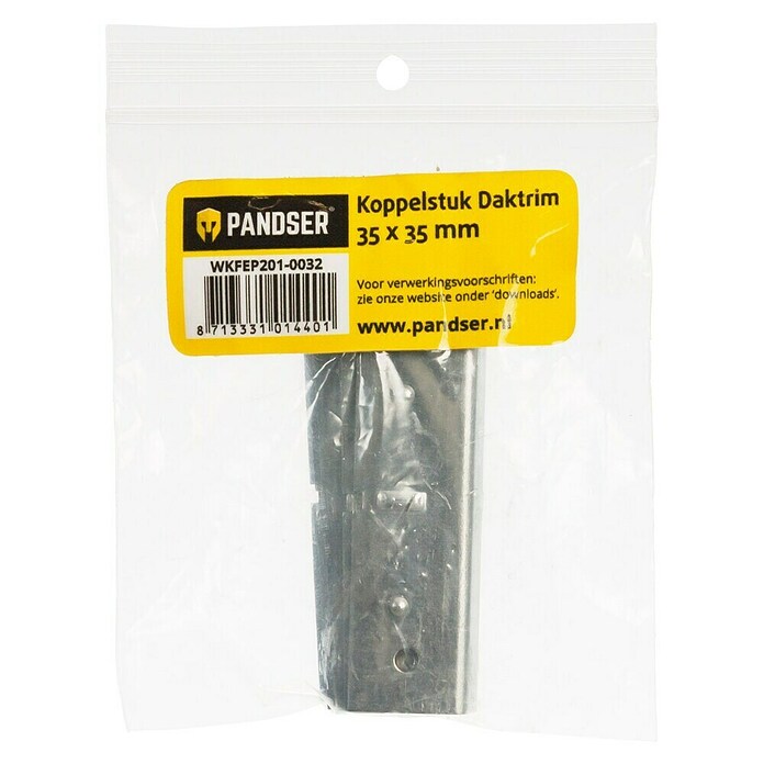 Pandser Dak- en voegafdichting Koppelstuk daktrim (Aluminium, 35 x 7 x 35 mm) | BAUHAUS