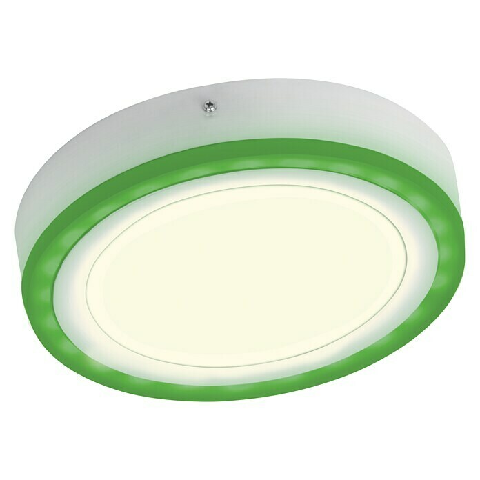 Osram LED-Wand- & Deckenleuchte Color + White (38 W, Farbe: Weiß, Ø x H: 40 x 4,5 cm)