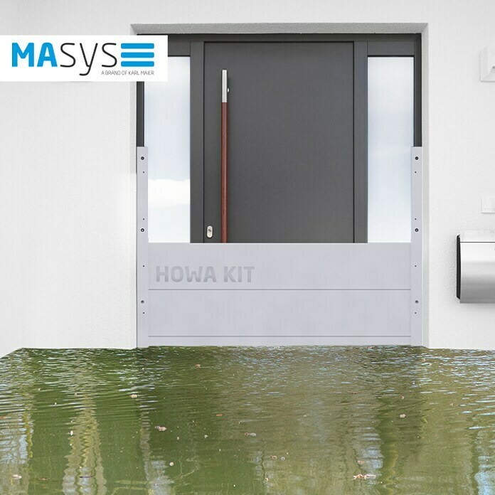 Masys Kit para inundaciones (An x Al: 1,2 x 0,6 m, Ámbito de uso: Protección contra las inundaciones, 18 piezas)