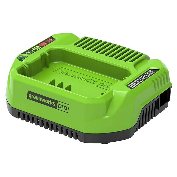 Greenworks Akumulatorski polnilnik  (Ustrezno za: 60 V Greenworks in Powerworks baterije) | 7392 - Ladegeräte Marke | IAEL - Akku/Ladegeräte | IAE - Gartenmotorgeräte | IA - Gartenhartware | I - Stadtgarten | BAUHAUS