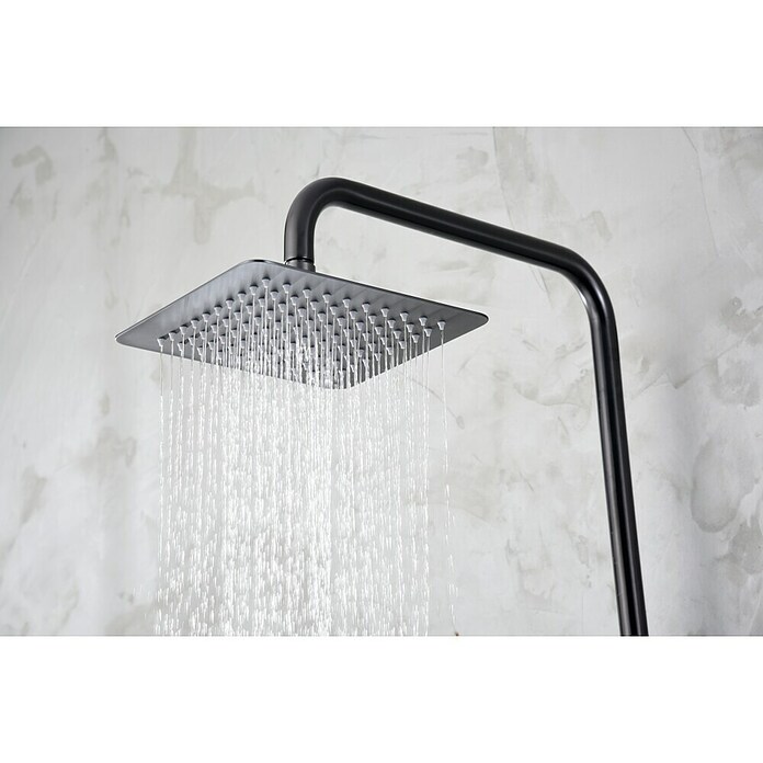 Imex Art Sistema de ducha (Grifo termostático, Black gun metal) | BAUHAUS