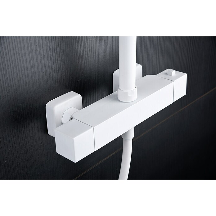 Imex Art Sistema de ducha (Grifo termostático, Blanco) | BAUHAUS