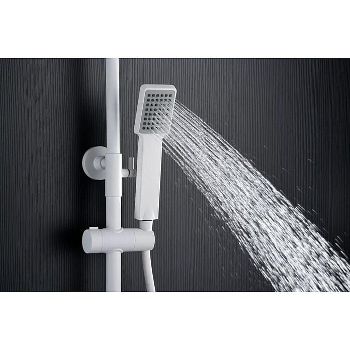 Imex Art Sistema de ducha (Grifo termostático, Blanco) | BAUHAUS