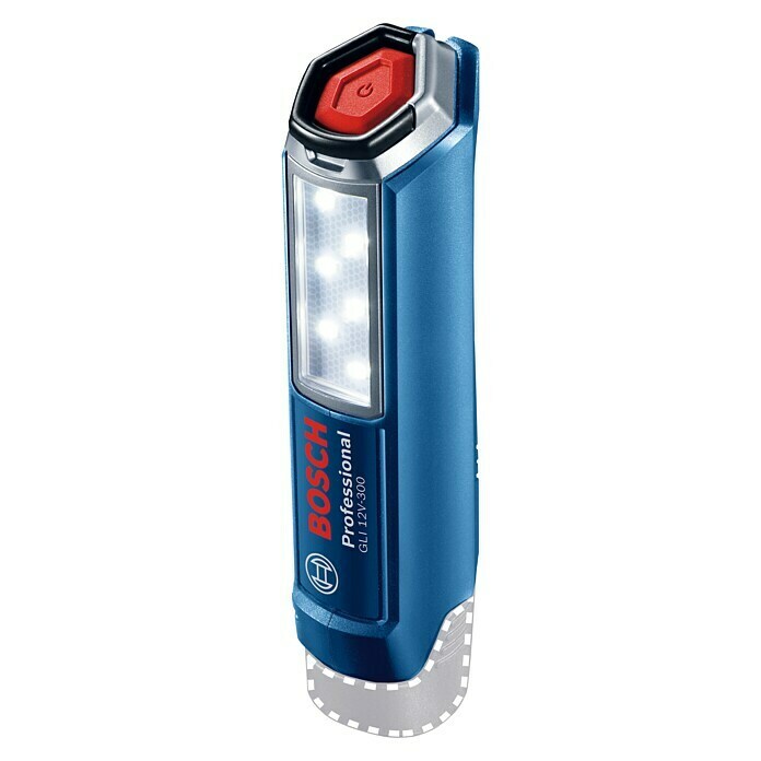 Bosch Professional LED-Arbeitsleuchte GLI 12V-30012 V, Ohne Akku, Lichtstrom: 300 lm Left Side View