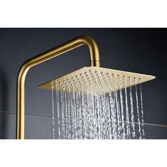 Imex Art Sistema de ducha (Grifo termostático, Oro) | BAUHAUS