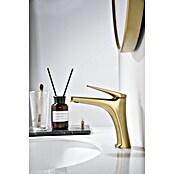 Imex Delos Grifo de lavabo (Oro, Satinado) | BAUHAUS
